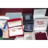 LOT OF SILVER JEWELLERY
including pendants, earrings, etc.