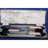 THREE PIECE CARVING SET
in case