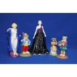 LOT OF ROYAL DOULTON FIGURES
including 'The Bather', HN4244, 'Caitlyn', HN4666, 'Specially for You',