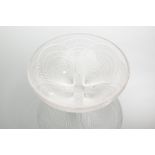 EARLY 20TH-CENTURY LALIQUE COQUILLES GLASS BOWL
of circular shallow form,