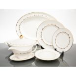 ROYAL DOULTON 'RONDO' PATTERN GILT DINNER SERVICE
all stamped with gilt factory stamp 'H4935',