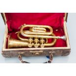 ENGLISH BRASS CORNET BY BESSONS & Co.