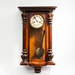 LATE VICTORIAN VIENNA STYLE WALL CLOCK
by HAC, two train twin weight driven movement, the 5.