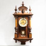 LATE NINETEENTH CENTURY MAHOGANY VIENNA STYLE WALL CLOCK
by HAC,