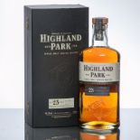 HIGHLAND PARK AGED 25 YEARS
Single Malt Scotch Whisky. 700ml, 48.1% volume, in presentation carton.