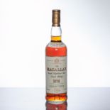 THE MACALLAN 1976 18 YEARS OLD 
Single Highland Malt Scotch Whisky, matured in sherry wood.