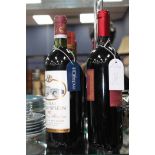 FOUR BOTTLES OF WINE To include: Chateau Chasse-Spleen 1982 (2),