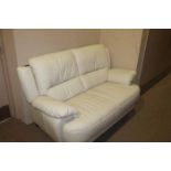 LEATHER TWO SEATER SETTEE