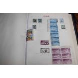 THREE ALBUMS OF GB AND COMMONWEALTH STAMPS