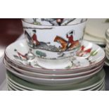 LOT OF WEDGWOOD AND CROWN STAFFORDSHIRE TABLE CHINA comprising of Wedgwood Covent Garden pattern