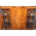 QUEEN ANNE STYLE DISPLAY CABINET