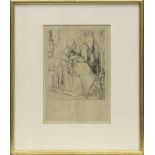 * ROBERT SARGENT AUSTIN (BRITISH 1895-1973), MASON OF CANTERBURY etching,