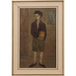 ARPAD SZENES (HUNGARIAN/FRENCH 1897-1985), A BOY oil on board, signed, further signed verso 57.