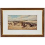 RICHARD SIMKIN (BRITISH 1840 - 1926), 11TH HUSSARS (PRINCE ALBERT'S OWN) watercolour on paper,