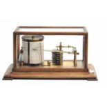 EARLY TWENTIETH CENTURY OAK CASED BAROGRAPH by Dobbie McInnes Ltd.