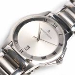 GENTLEMAN'S STAINLESS STEEL MAURICE LACROIX QUARTZ WRISTWATCH model number MI1016, quartz movement,