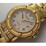 LADY'S EIGHTEEN CARAT GOLD RAYMOND WEIL GENEVE PARSIFAL WRISTWATCH model number 10.