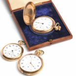 COLLECTION OF EARLY TWENTIETH CENTURY POCKET WATCHES comprising of a mid-sized open face fourteen