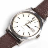 GENTLEMAN'S STAINLESS STEEL OMEGA GENEVE AUTOMATIC WRISTWATCH 1974,