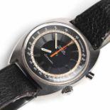 GENTLEMAN'S STAINLESS STEEL OMEGA CHRONOSTOP SEAMASTER WRISTWATCH circa 1968,