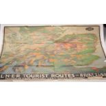 LNER TOURIST ROUTES IN SCOTTISH HIGHLANDS a chromolithographic poster after Frank Henry Mason,