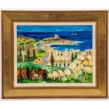 * DAVID MCCLURE RSA RSW RGI (1926 - 1998), MALTESE LANDSCAPE II oil on canvas board, signed,