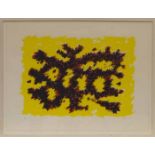 * WILLIAM GEAR RA FRSA RBSA (1915 - 1997), YELLOW STRUCTURE screenprint on paper,