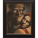 * PETER HOWSON OBE, TEMPTATION oil on canvas,