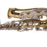 CONN 20M ALTO SAXOPHONE serial number N269225, lacquered brass finish with silvered keys,