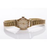 LADY'S TWENTIETH CENTURY EIGHTEEN CARAT GOLD OMEGA COCKTAIL WATCH circa 1960,