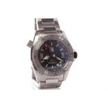 GENTLEMAN'S STAINLESS STEEL ESQ SQUADRON COMPASS WRISTWATCH reference ASL10 E5446, quartz movement,