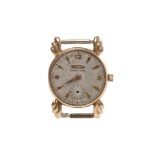 LADY'S EIGHTEEN CARAT GOLD COCKTAIL WATCH manual wind movement,