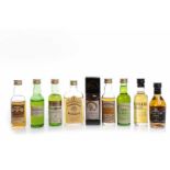 LOT OF HIGHLAND PARK & LOCHSIDE MINIATURES To include Highland Park 18 Old Style,