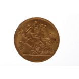 GEORGE V GOLD HALF SOVEREIGN DATED 1912