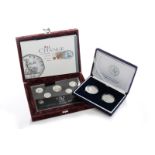 THE 1996 UNITED KINGDOM SILVER ANNIVERSARY COLLECTION comprising seven decimal coins,