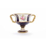 ROYAL CROWN DERBY TWO-HANDLED URN date cypher for 1910,