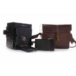 VINTAGE JUNIOR SPECIAL CAMERA The Westminster, 62 Piccadilly, the case 22cm wide,