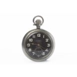 RARE ZENITH 30 HOUR MARK V MILITARY POCKET WATCH the signed keyless wind movement numbered 2320260,