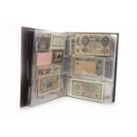 COLLECTION OF VARIOUS EUROPEAN BANKNOTES including German and Swedish examples,