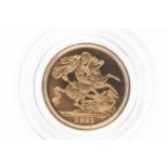 GOLD HALF SOVEREIGN DATED 1991