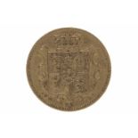 EARLY GOLD SOVEREIGN DATED 1831 bare head and crowned shield of arms