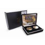 THE DOURO GOLD SOVEREIGN SET the two sovereigns dated 1872, in box,
