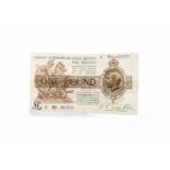 UNITED KINGDOM OF GREAT BRITAIN AND IRELAND ONE POUND NOTE No.