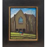 * JAMES TWEEDIE, AUTUMN AFTERNOON pastel on paper, signed and dated '99 28cm x 23cm Framed.