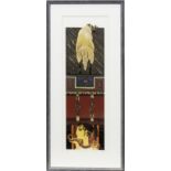 * BARBARA ROBERTSON, THE GOLDEN FLEECE linocut, signed, titled,