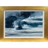 * DENIS LEIPER, HEAVY SKIES oil on board,