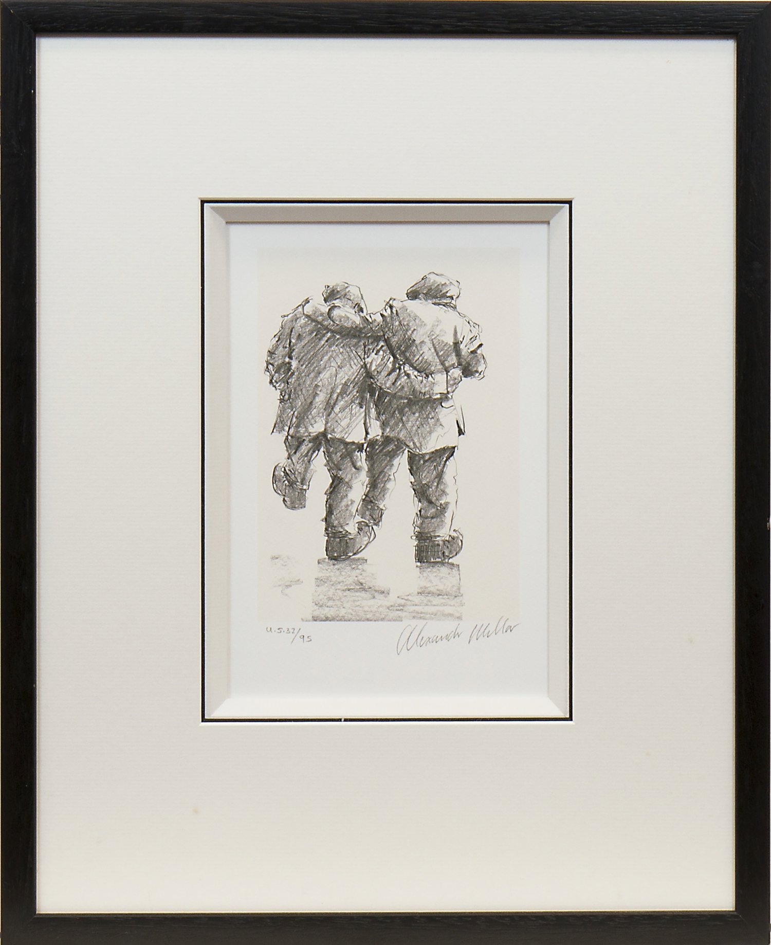 * ALEXANDER MILLAR, YOU'LL NEVER WALK ALONE limited edition print,