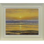 * TONY FORREST (BRITISH), PERRANPORTH SUNSET oil on canvas,