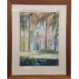 * GILLIAN KELLY NICE, FRANCE watercolour, signed 54cm x 39.