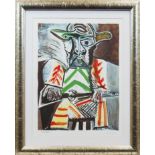 * PABLO PICASSO, TWO MEN limited edition prints, a pair,